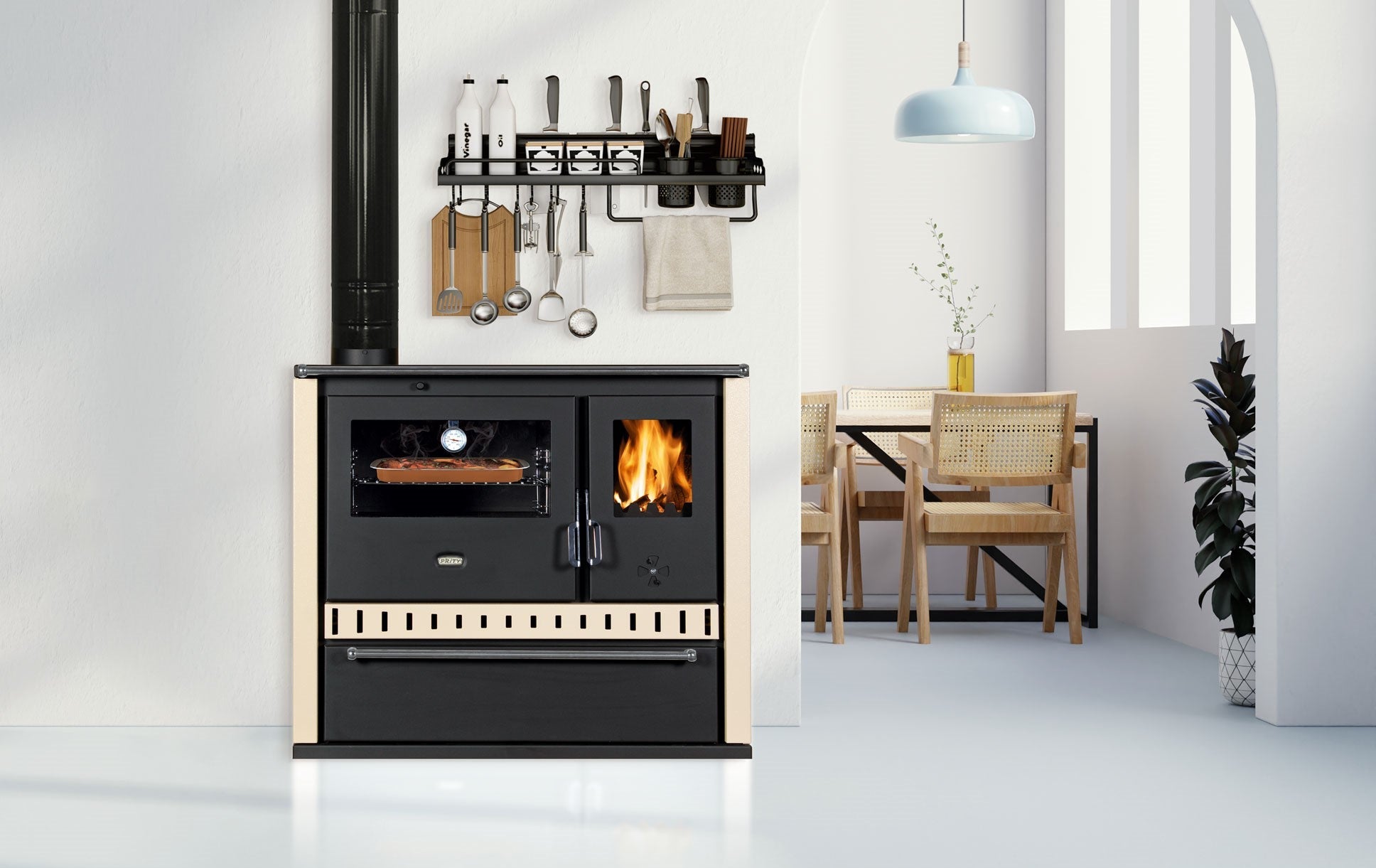 Wood-Burning Cooking Stoves