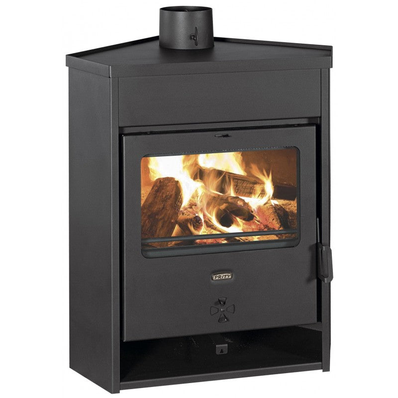 Wood stove for corner Prity AM D - 12.5 kW