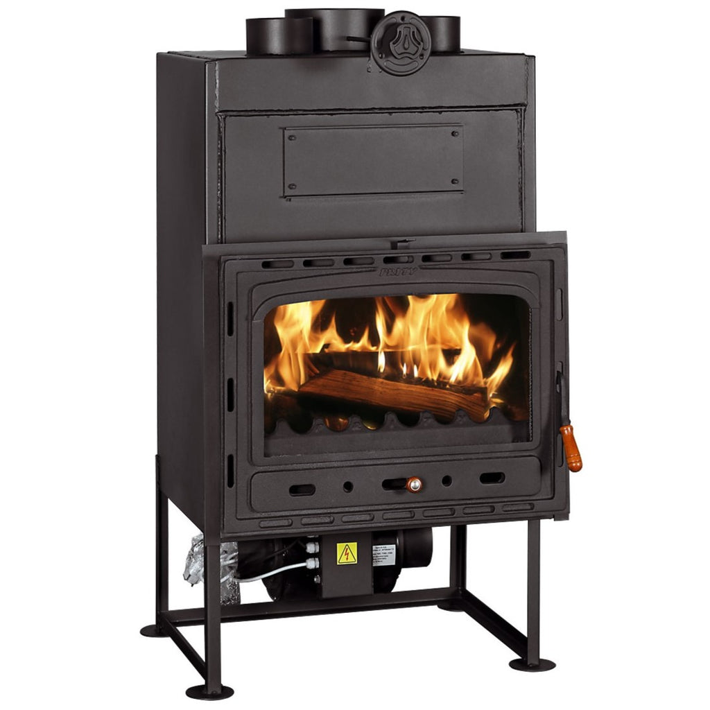 Prity CF E fireplace insert with air jacket