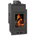 Prity VM W15 vertical fireplace insert with water boiler, 5 kW + 15 kW