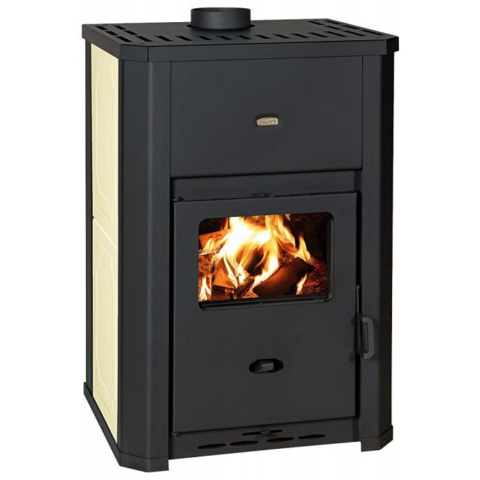 Wood burning boiler stove Prity WD W24 D - 6.1 kW + 24 kW Water