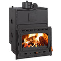 Prity C W28 fireplace insert with cast iron door and water boiler, 5 kW + 28.2 kW
