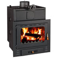 Prity G W28 fireplace insert with larger water boiler, 5 kW + 28.2 kW