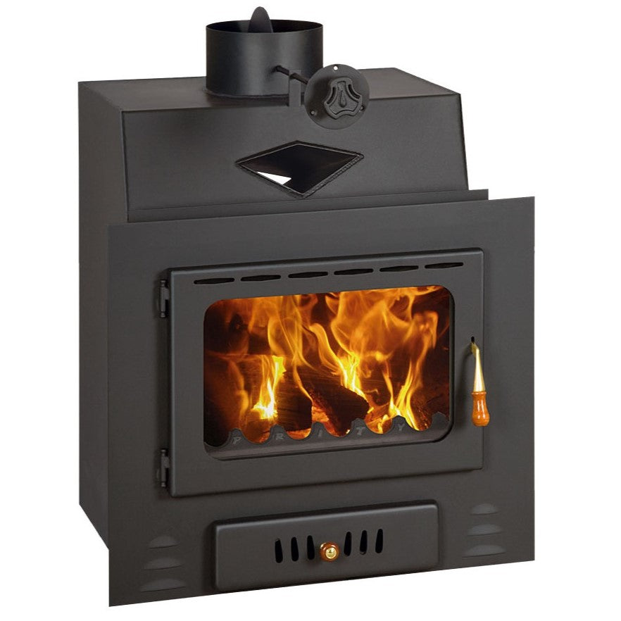 Prity M compact fireplace insert, 13.5 kW