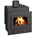 Prity M W18 fireplace insert with water boiler, 5.1 kW + 18.4 kW