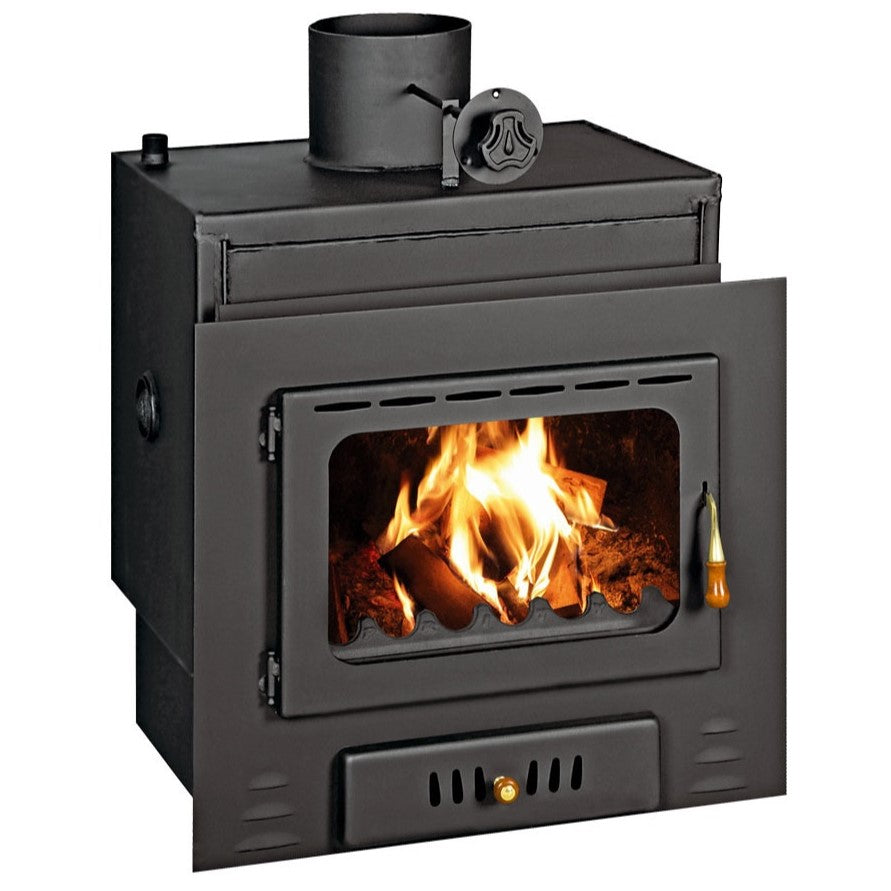 Prity M W18 fireplace insert with water boiler, 5.1 kW + 18.4 kW