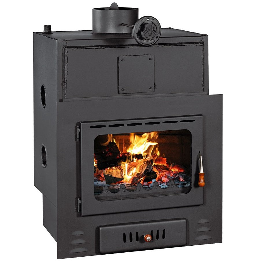Prity M W22 fireplace insert with water boiler, 5 kW + 22 kW